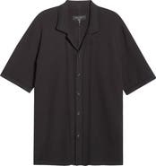 rag & bone Zuma Short Sleeve Ottoman Stitch Camp Shirt