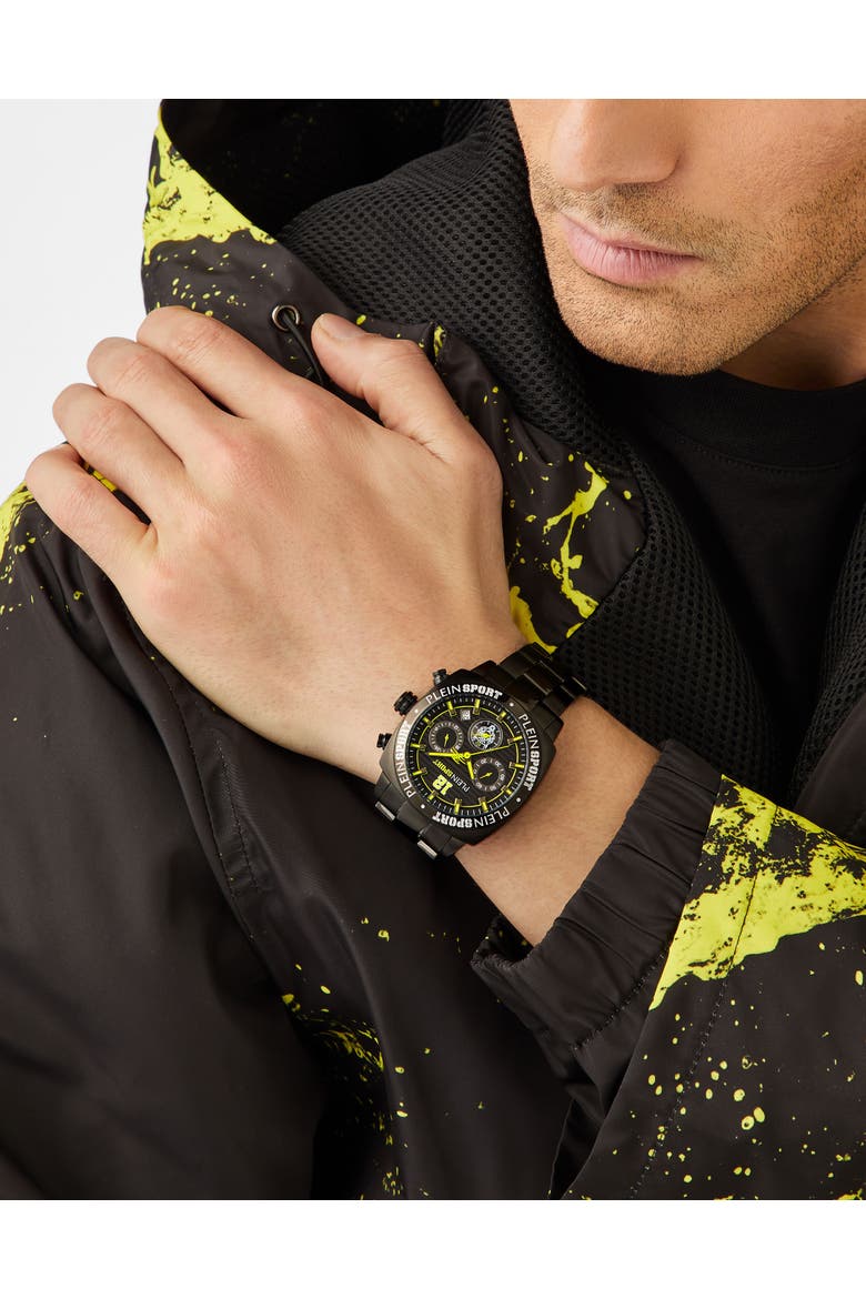 Wildcat Chrono Watch Men, Alternate, color, black
