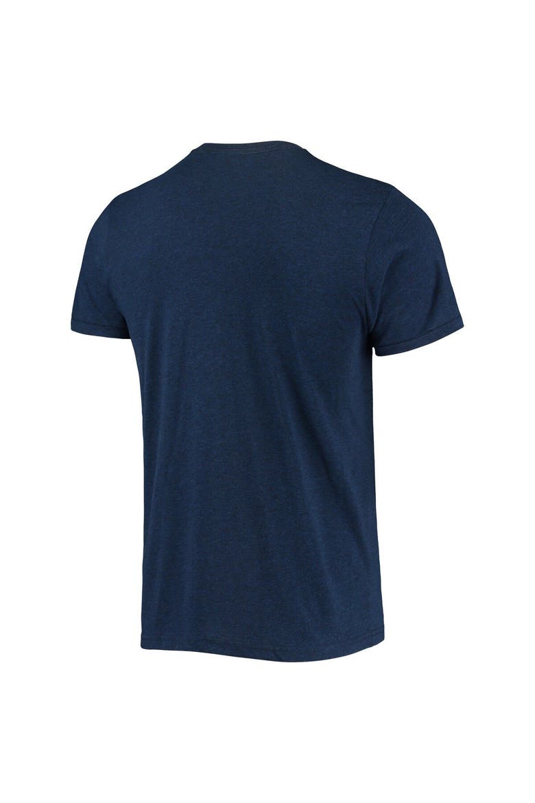 Men's Homage Navy Chicago White Sox Hand-Drawn Logo Tri-Blend T-Shirt, Alternate, color, Navy