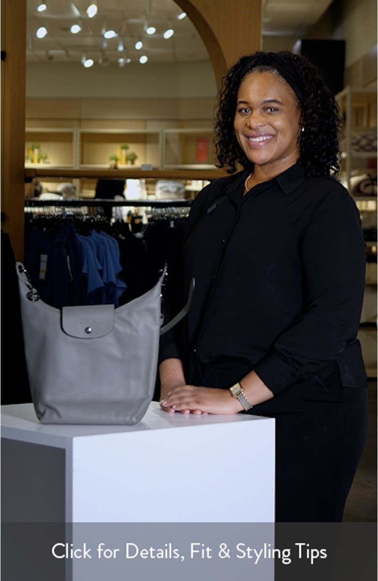 Medium Le Pliage Xtra North/South Leather Hobo Bag, sales video thumbnail