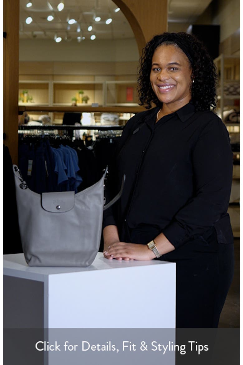 Medium Le Pliage Xtra North/South Leather Hobo Bag video