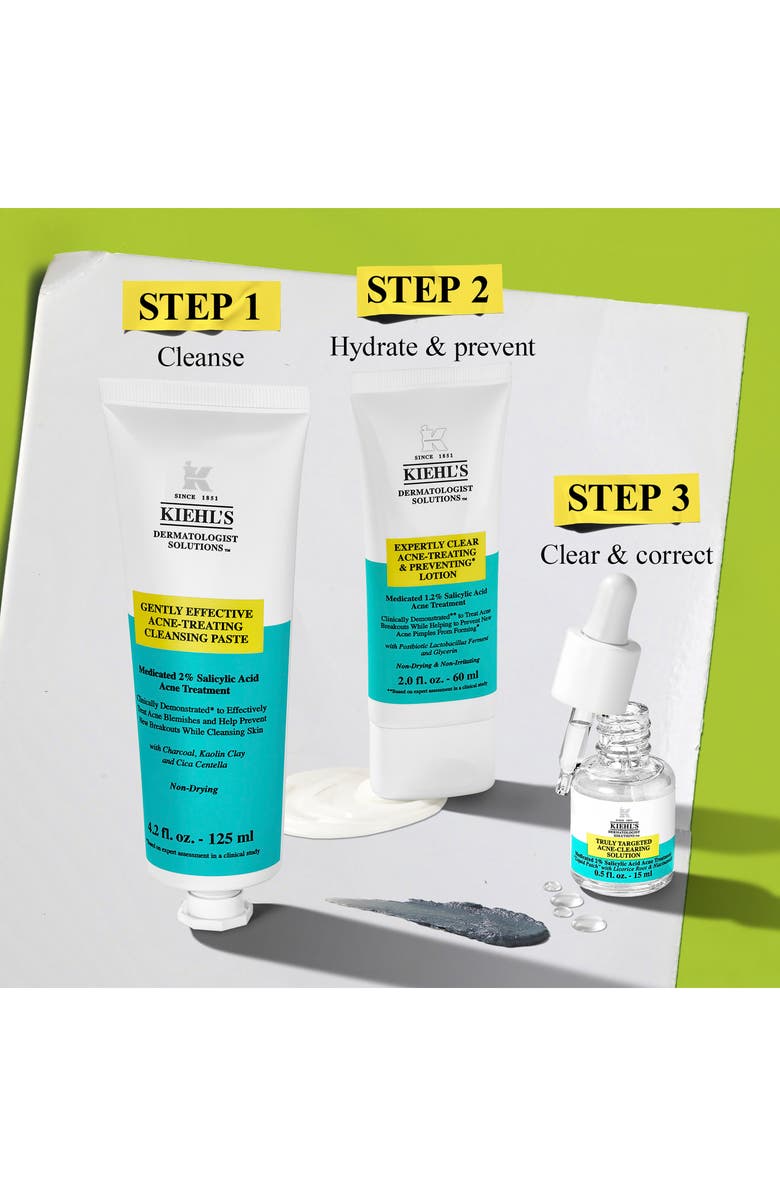 Kiehl's Since 1851 Clear Intentions Skin Care Set for Acne $98 Value, Alternate, color, 