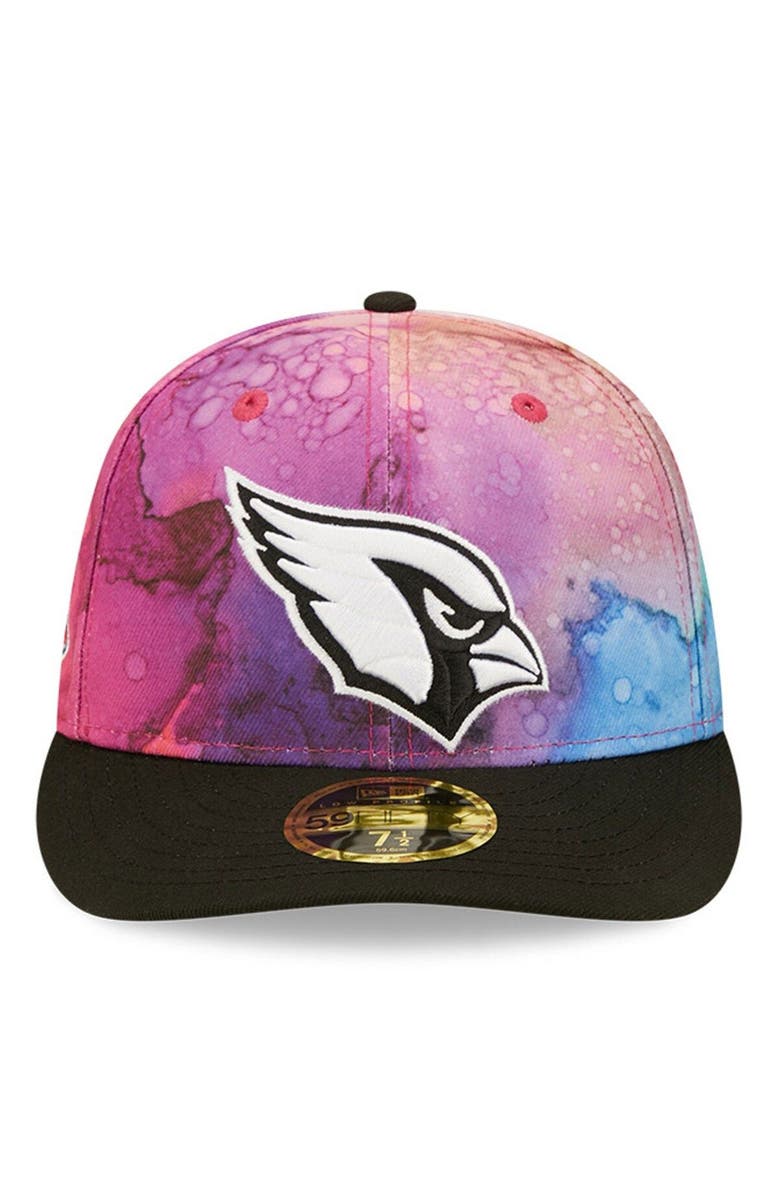 New Era Men's New Era Pink/Black Arizona Cardinals 2022 NFL Crucial Catch Low Profile 59FIFTY Fitted Hat, Alternate, color, 