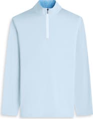 Bugatchi Mélange Quarter Zip Pullover