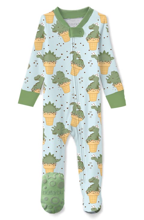 Cruz One-Piece Fitted Organic Cotton Footie Pajamas (Baby)