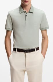 BOSS Parlay Cotton Piqué Polo