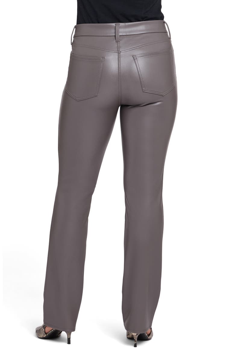 Marilyn Faux Leather Straight Leg Pants, Alternate, color, FALCON