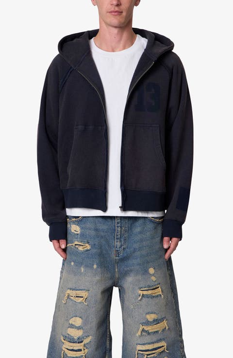 Half and Half Full Zip Hoodie