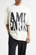 AMI PARIS Oversize Logo Graphic T-Shirt