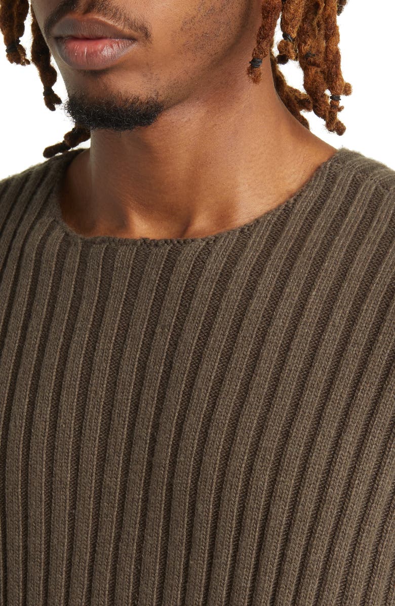 Fear of God Essentials Raw Neck Sweater, Alternate, color,