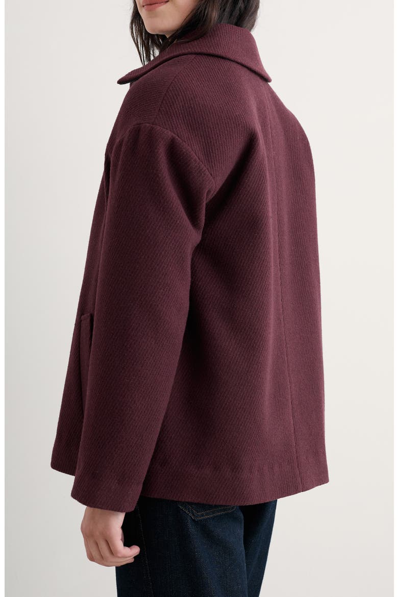 Beamwind Cocoon Coat, Alternate, color, DARK HELLEBORE
