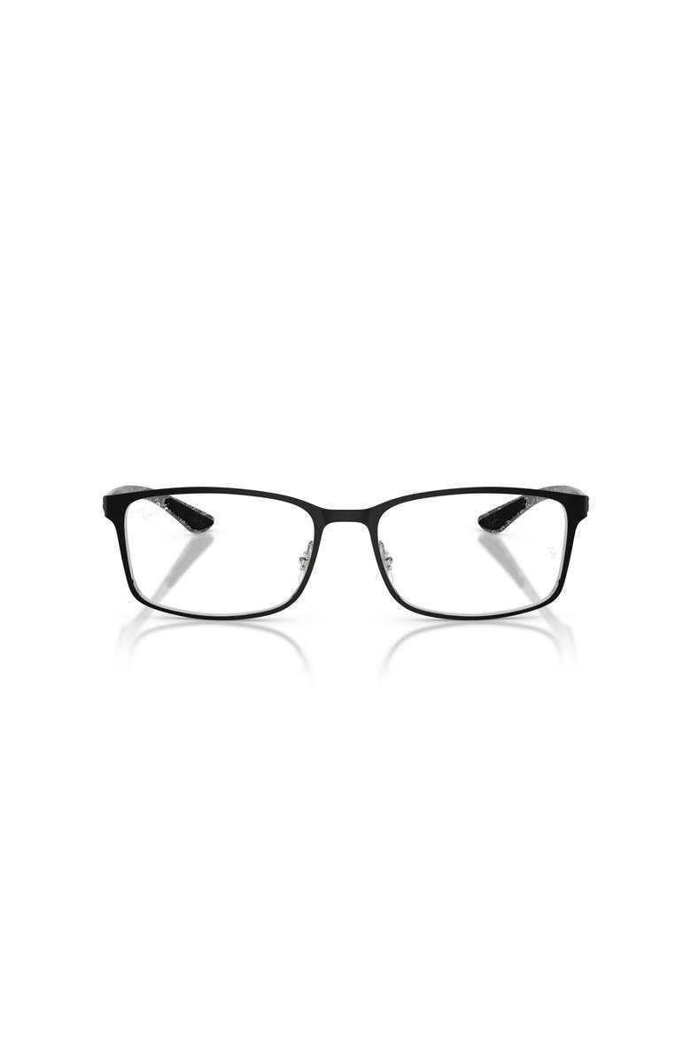 57mm Rectangle optical glasses, Alternate, color, Black