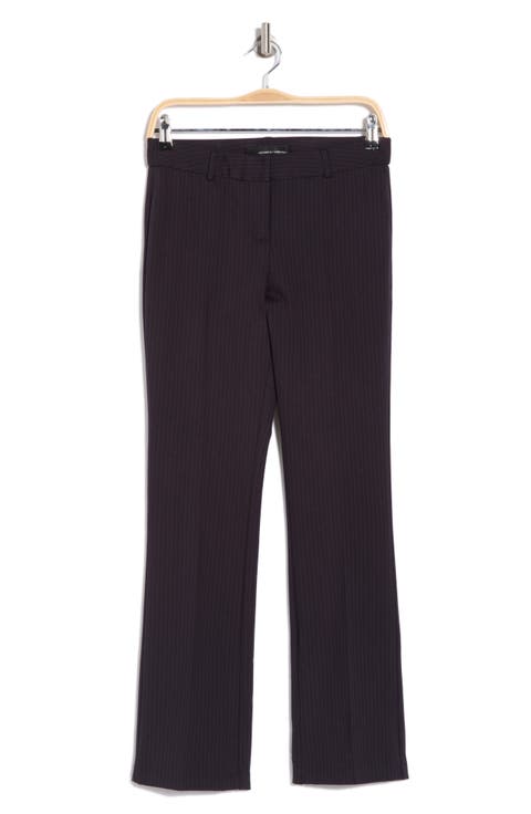 Pinstripe Knit Pants (Petite)