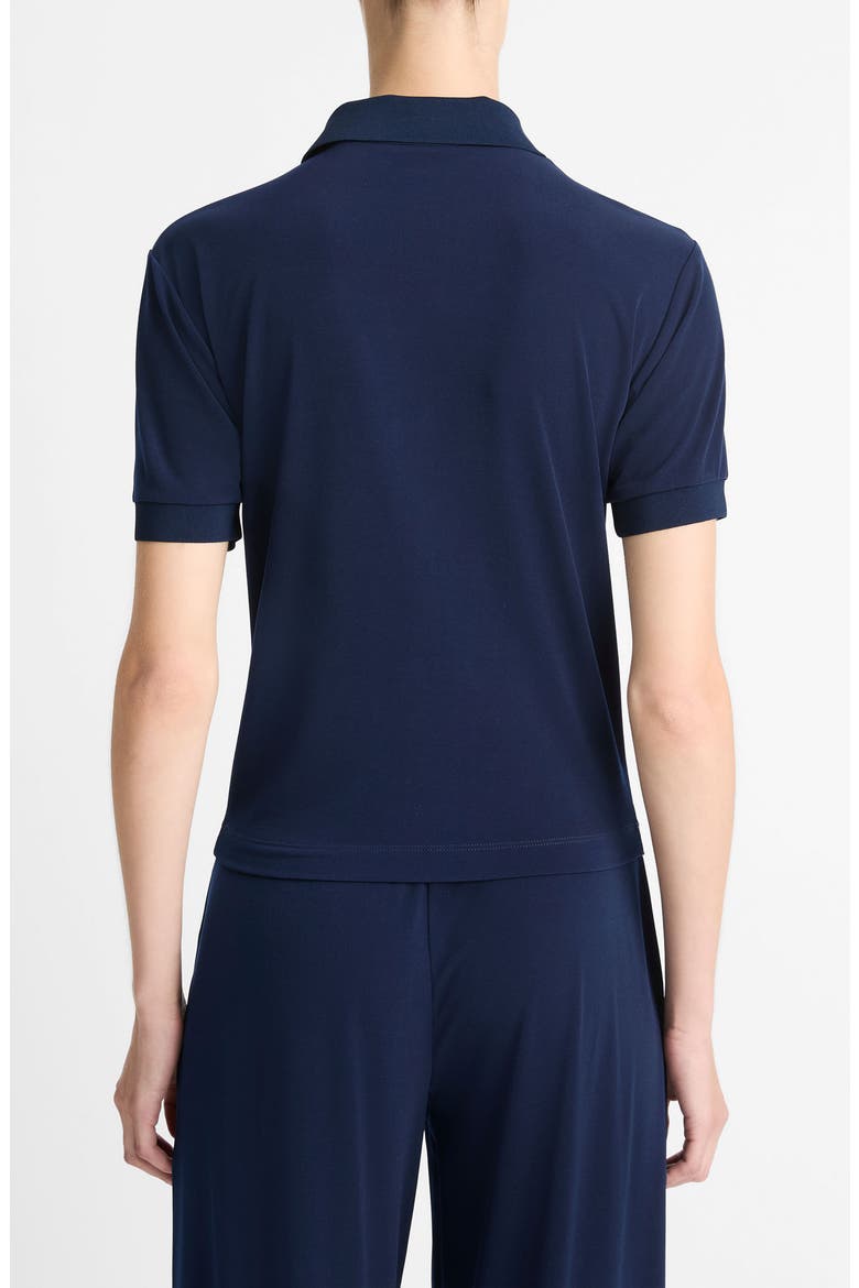 Short Sleeve Polo Shirt, Alternate, color, NAVY