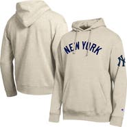Champion Men's Champion Oatmeal New York Yankees All Star Chenille Hoodie