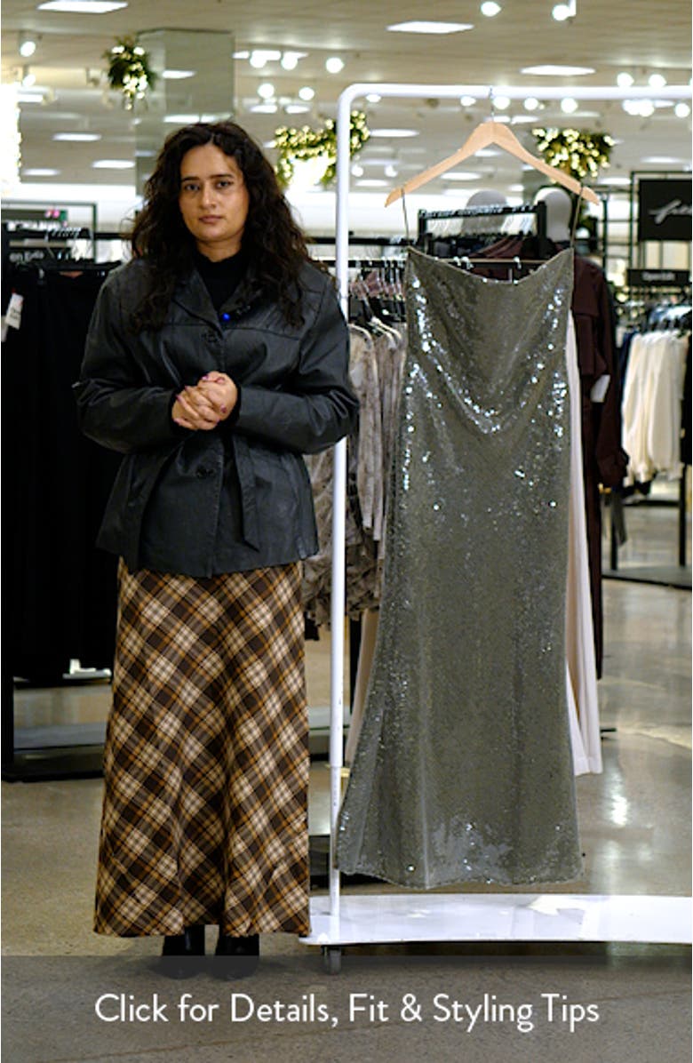 Ciara Sequin Strapless Mermaid Gown, sales video thumbnail