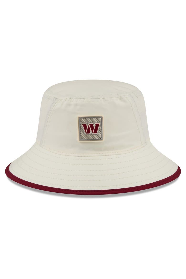 Men's New Era  Cream Washington Commanders 2026 NFL Training Camp Sport Bucket Hat, Alternate, color, Cream
