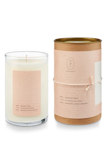 Illume ® Elemental Cypress Lavender Natural Glass Candle
