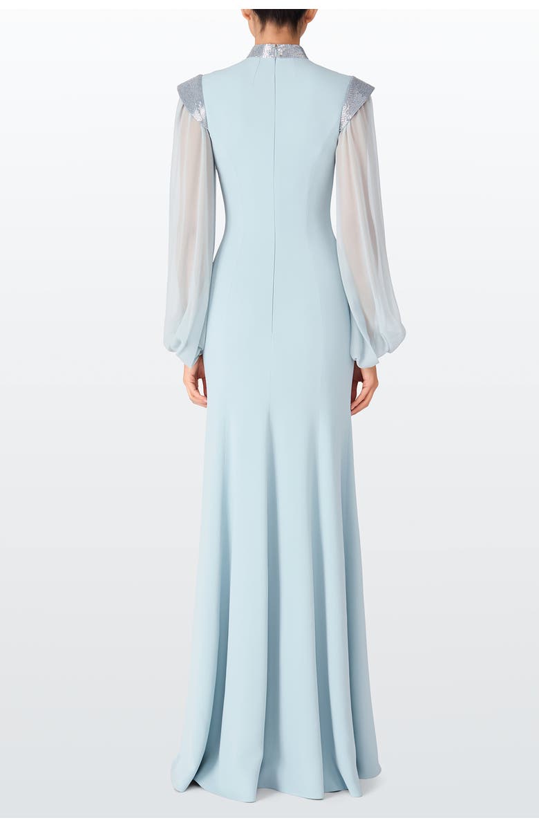 Jenny Packham Isabelle Maxi Dress, Alternate, color, Porcelain