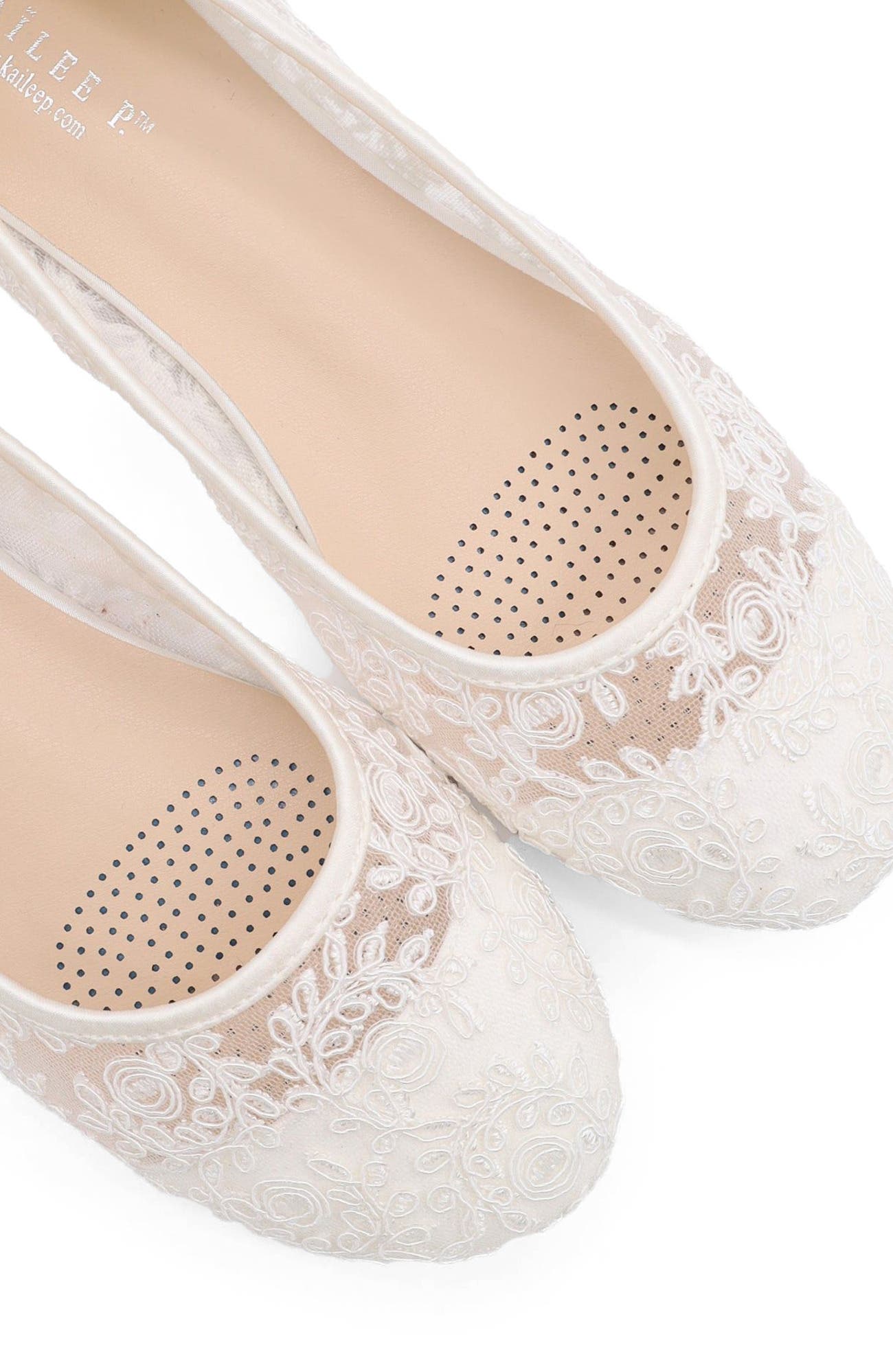 Kailee P Baba Crochet Lace Ballet Flats (Women) | Nordstrom
