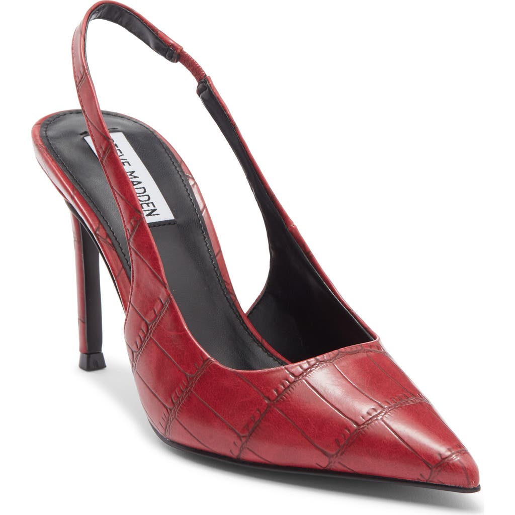 Steve Madden Juliya Slingback Pump In Red
