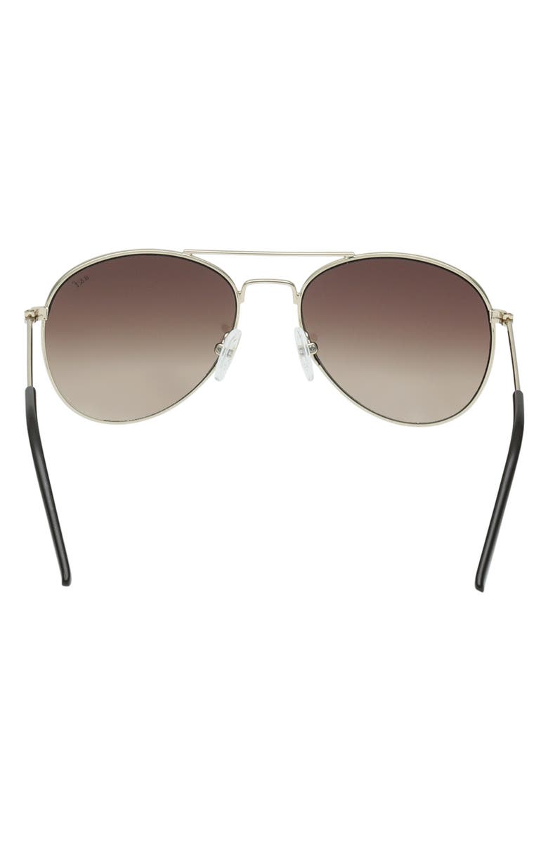 abercrombie kids Kids' Pilot Sunglasses, Alternate, color, Gold / Gradient Brown