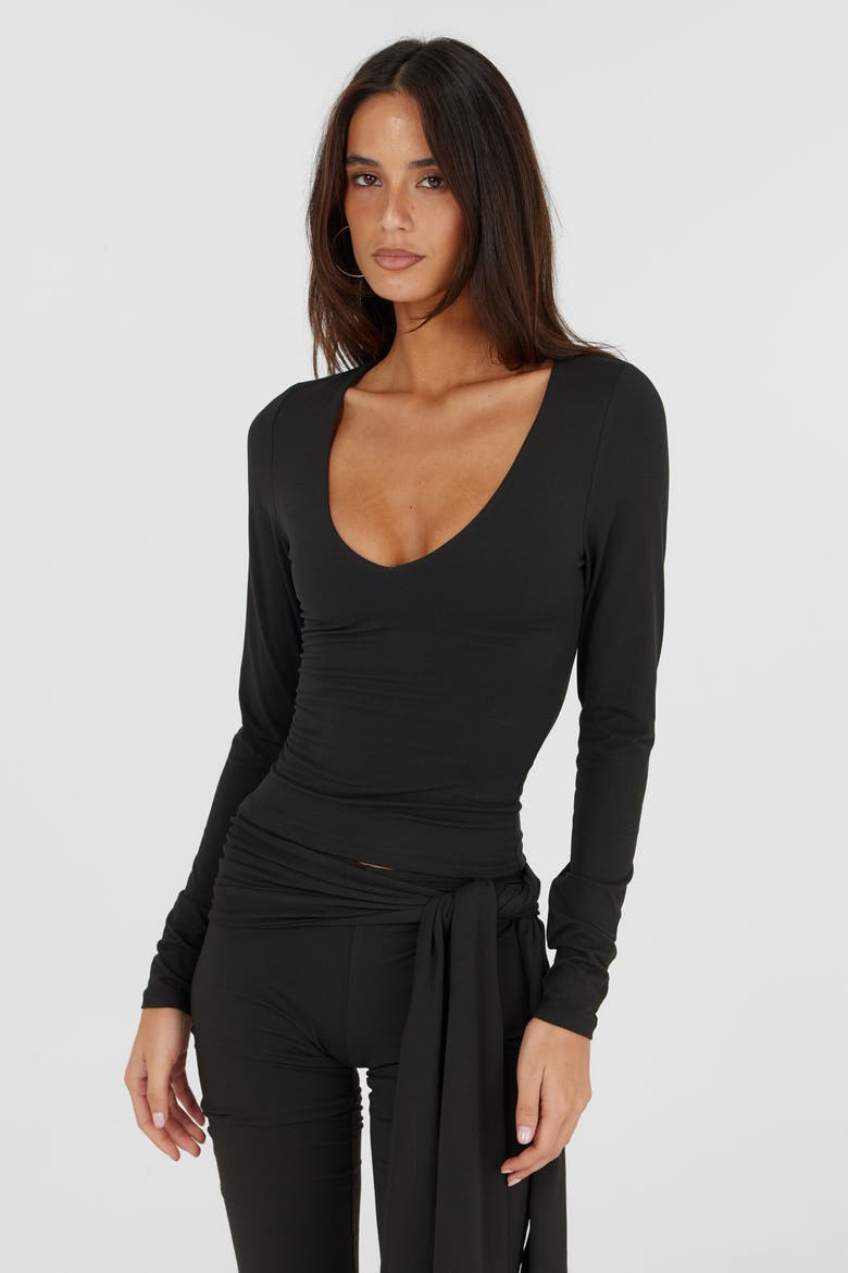 Eveline Top, Alternate, color, Black