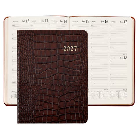 2027 Leather Desk Diary