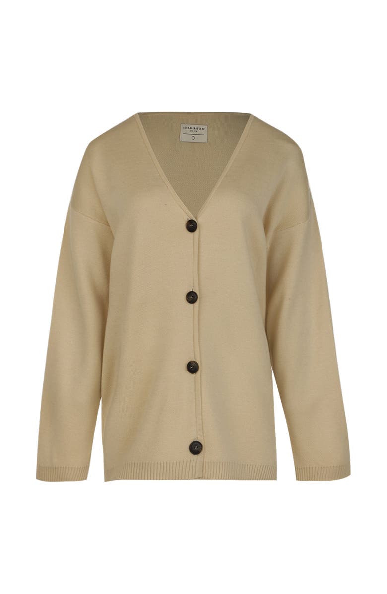 Alexandra Bueno Almond Milk Knit Sweater, Main, color, Ivory