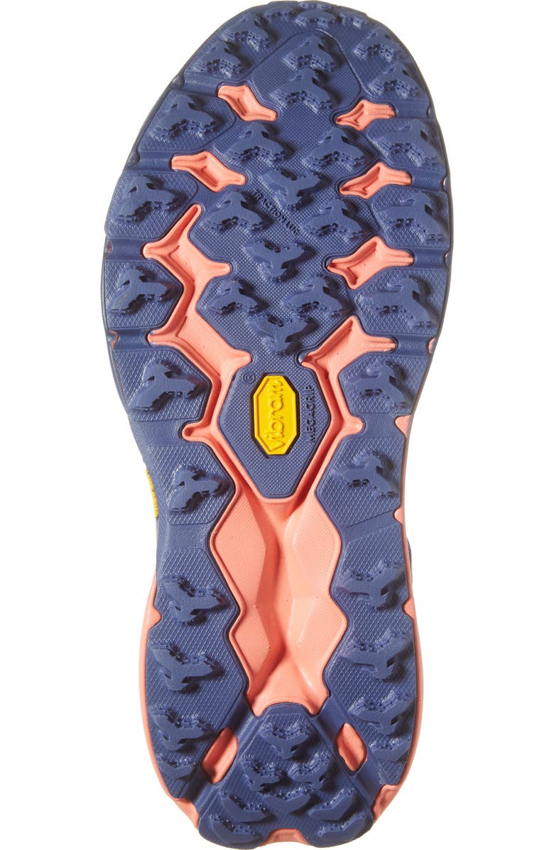 HOKA Speedgoat 5 GTX Gore-Tex<sup>®</sup> Waterproof Trail Running Shoe, Alternate, color, Bellwether Blue / Camellia