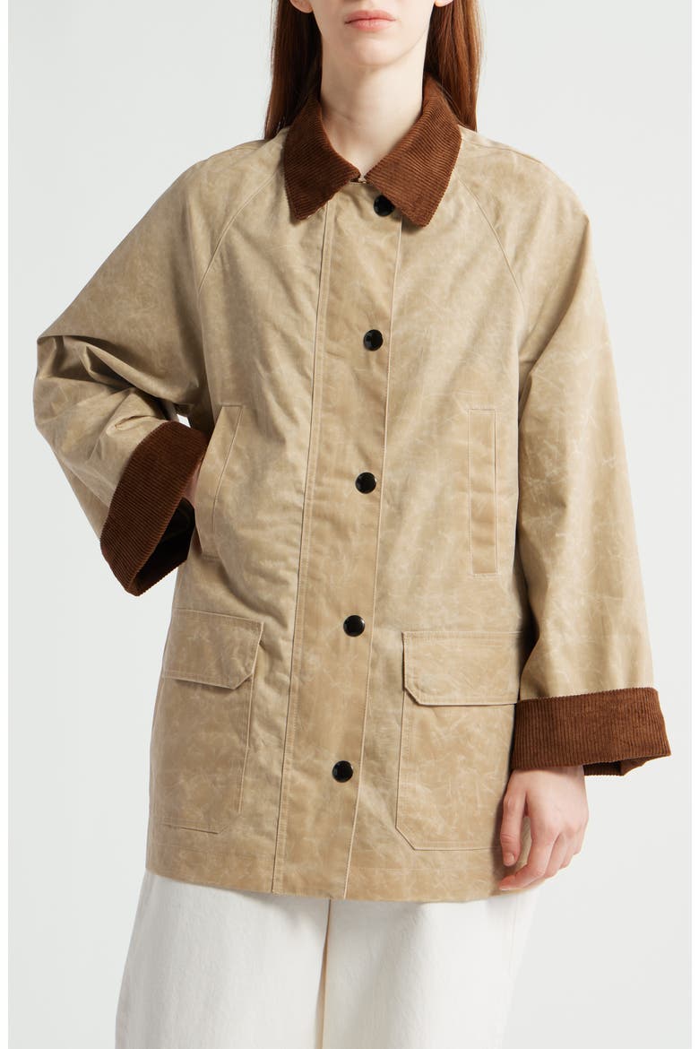 Madison Waxed Cotton Jacket, Alternate, color, KHAKI