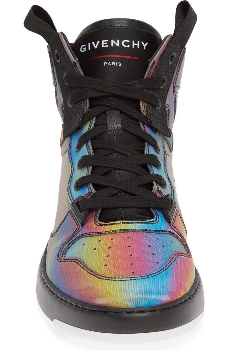 Givenchy Hologram High Top Sneaker, Alternate, color,