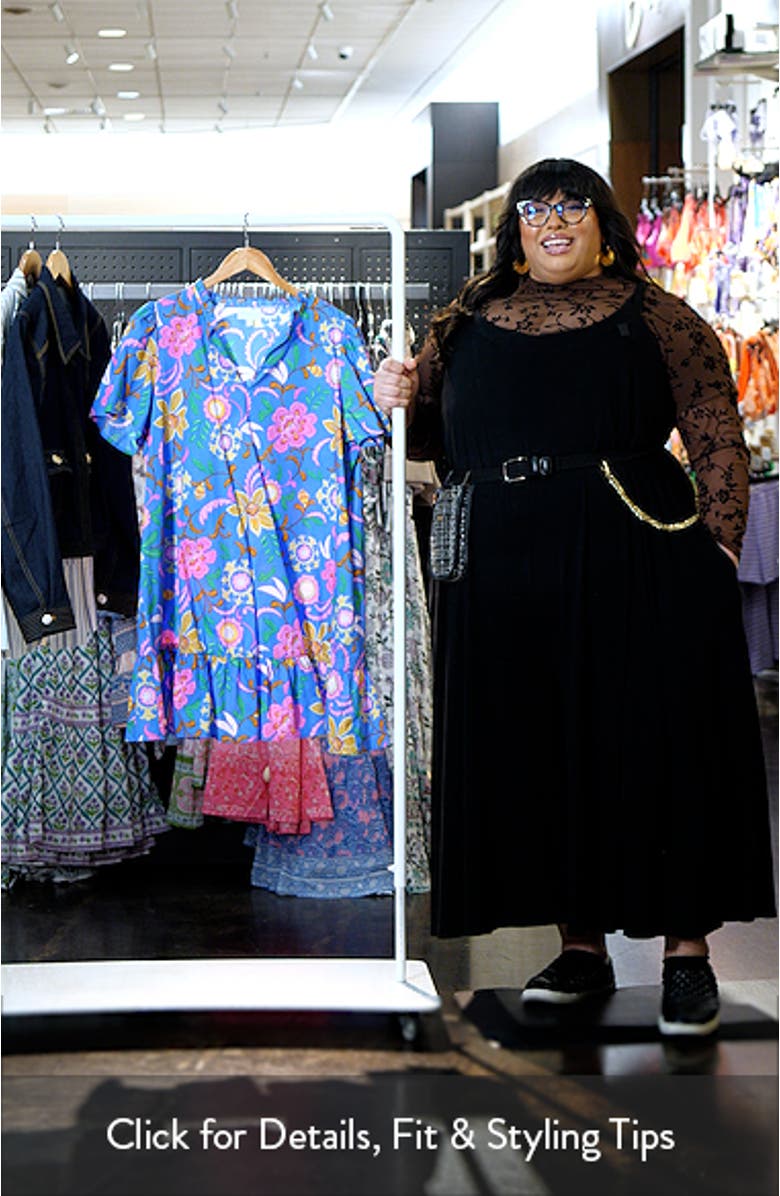 Faro Celeste Print Shift Dress, sales video thumbnail