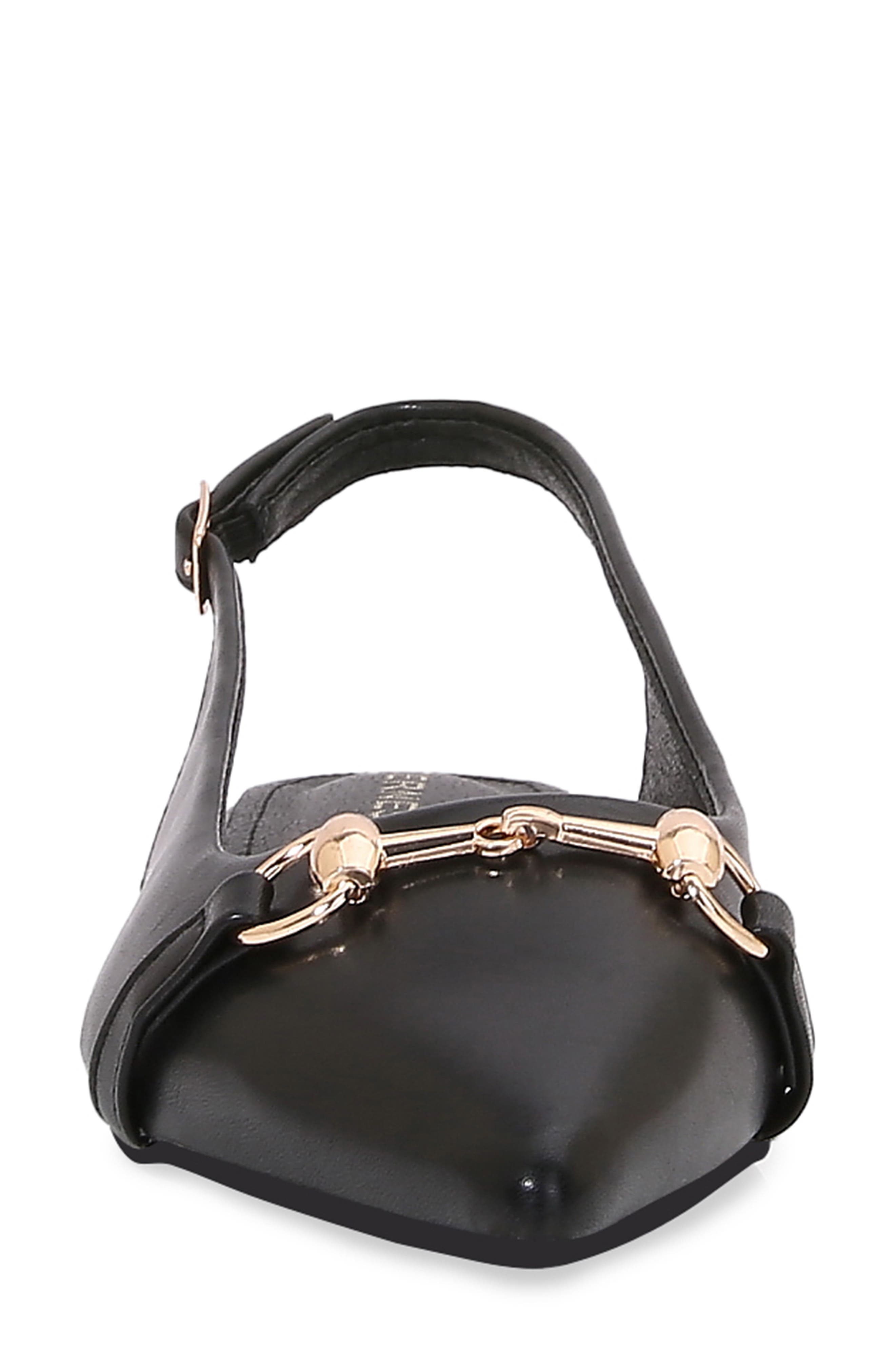 BERNESS Bit Slingback Flat, Alternate, color, Black