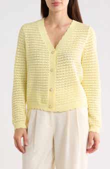 Nanette Lepore Open Stitch Cardigan