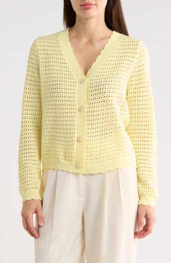 Nanette Lepore Open Stitch Cardigan