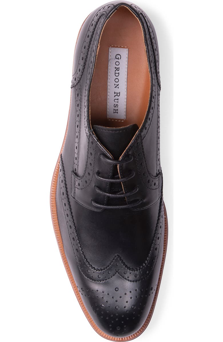 Gordon Rush Spencer Wingtip, Alternate, color, Black