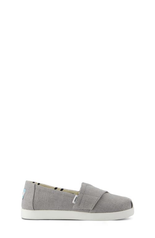 Toms Kids' Alpargata Sneaker In Grey