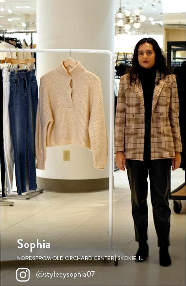 Stand Collar Sweater, sales video thumbnail