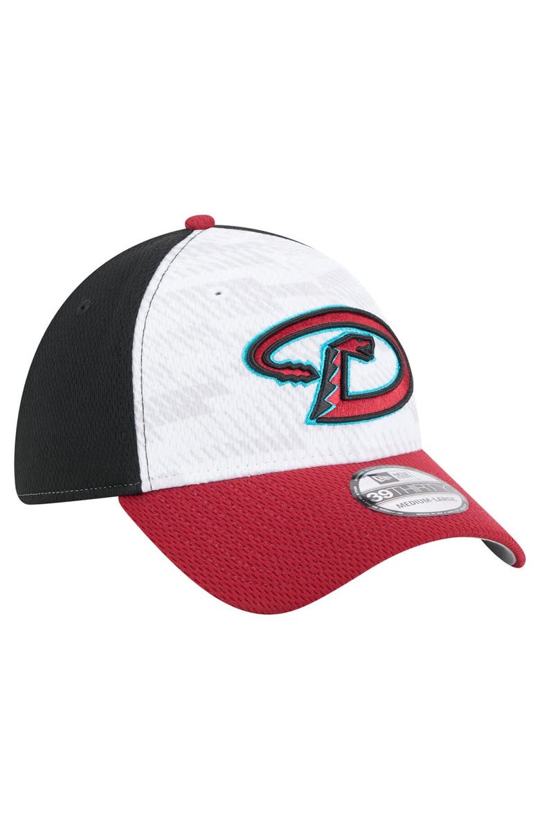 New Era Men's New Era Black/Red Arizona Diamondbacks 2025 MLB Clubhouse 39THIRTY Flex Hat, Alternate, color, Black