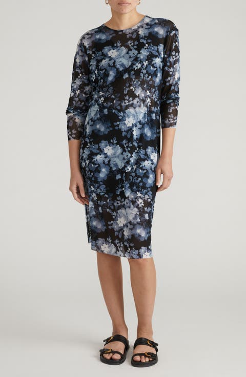 Thames Fog Sheer Dress