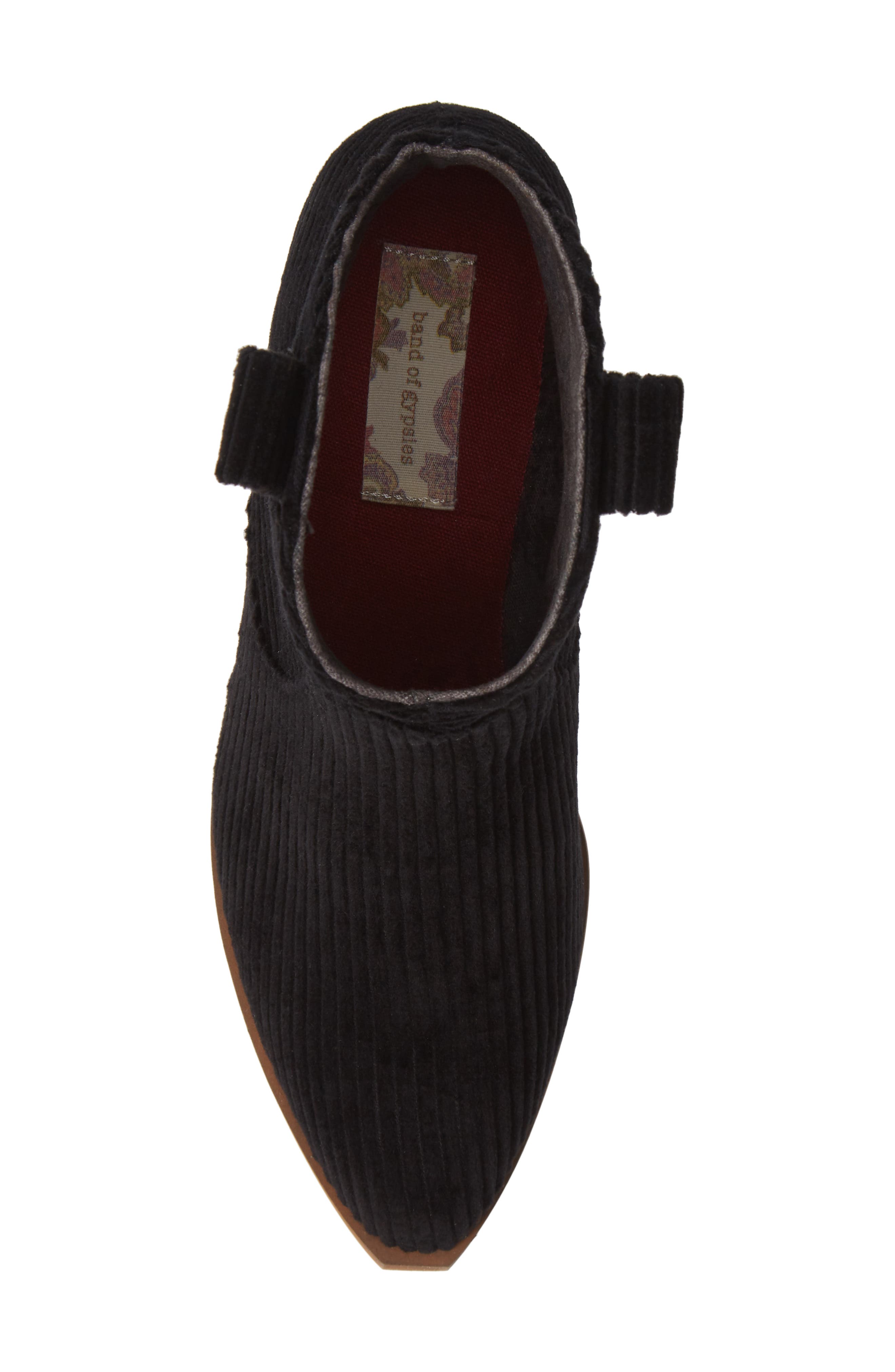 Band of Gypsies Delta Corduroy Bootie, Alternate, color, BLACK WASHED CORDUROY