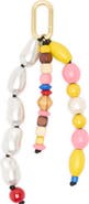 Clare V. Beaded Key Fob