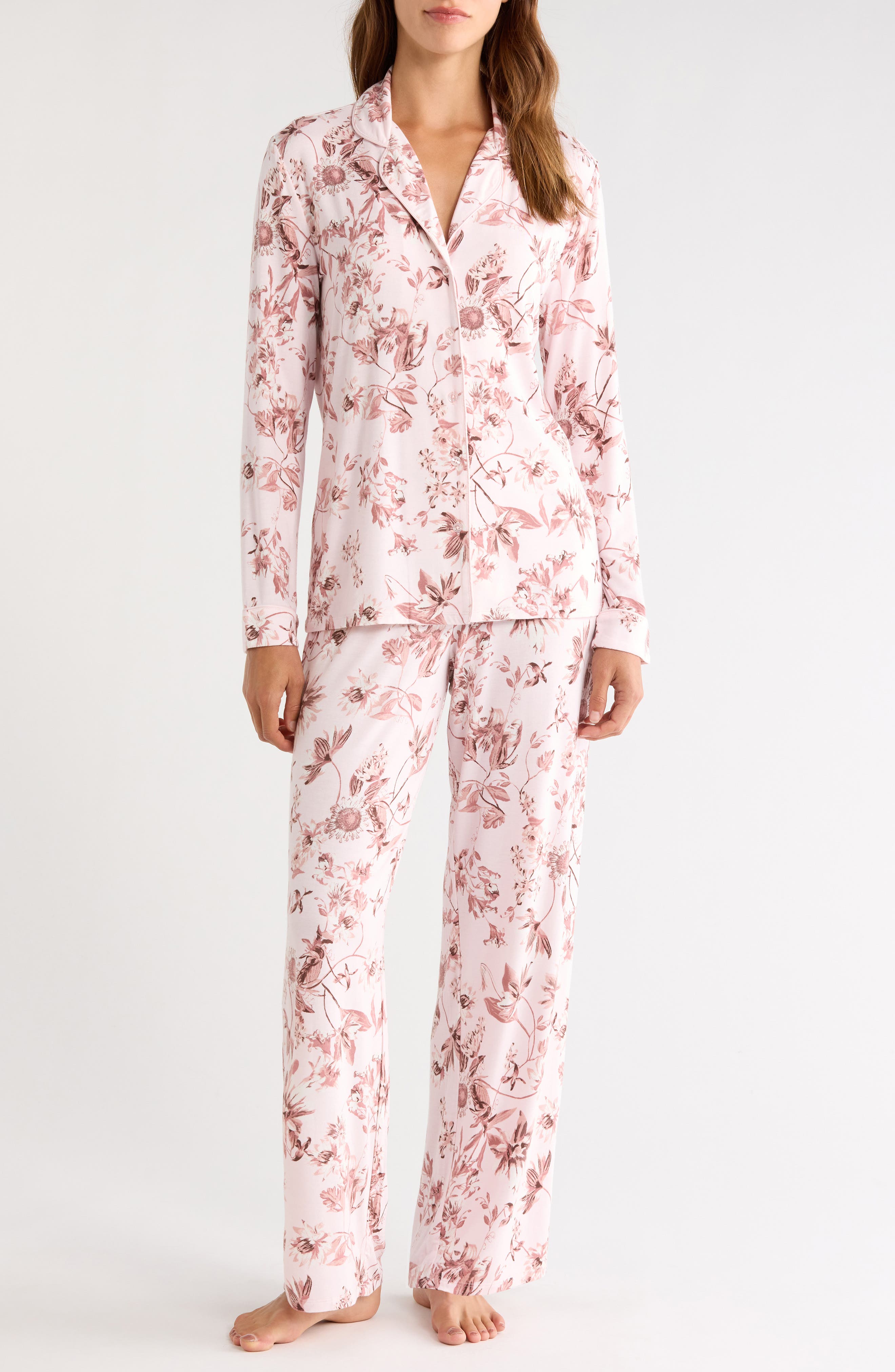 PINK- BROWN BOTANIST FLORAL