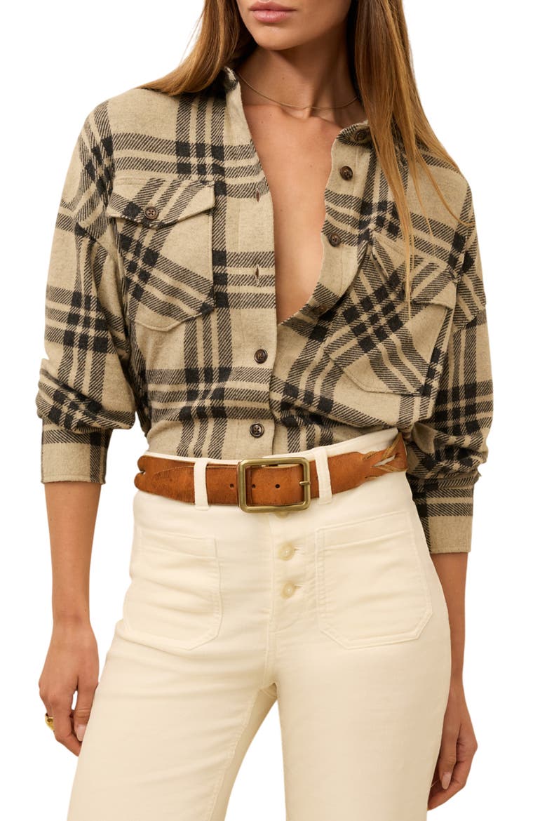 Legend Plaid Overshirt, Main, color, LOST TRAILS PLAID