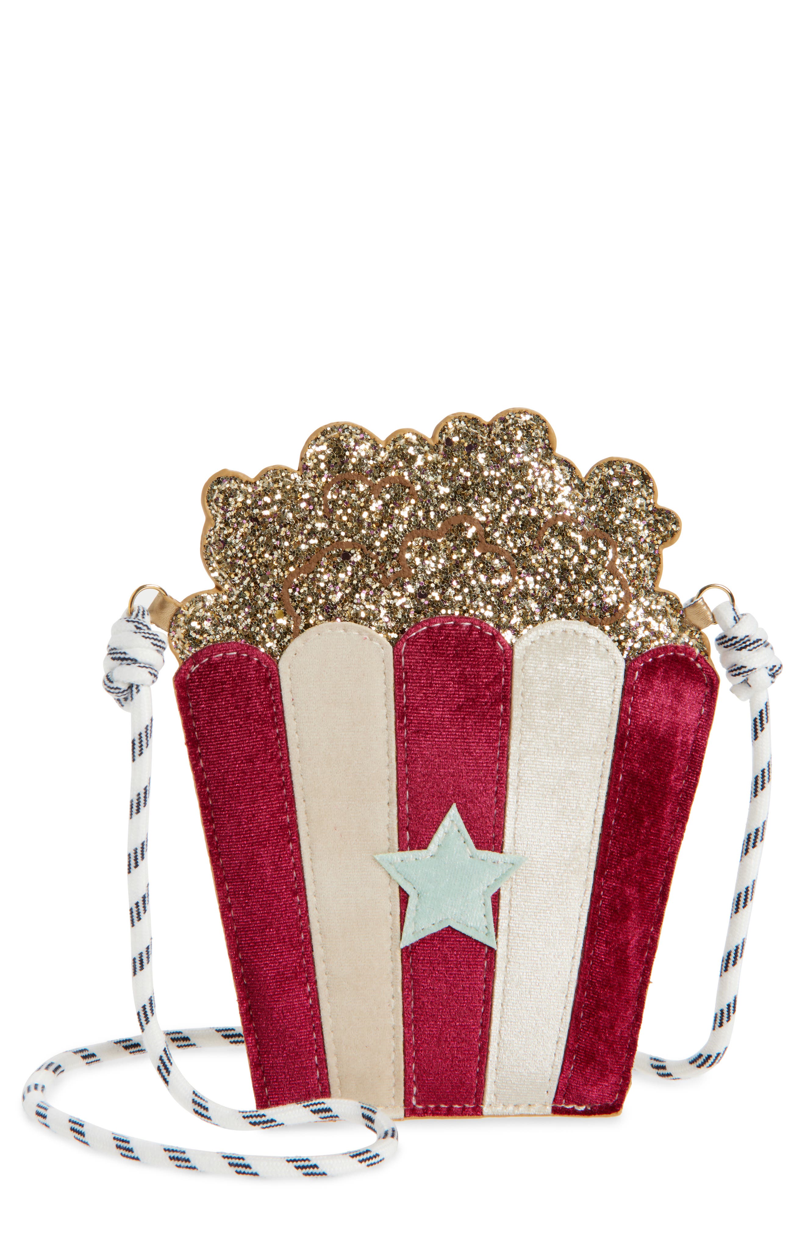 Mimi & Lula Popcorn Bag, Main, color, Red