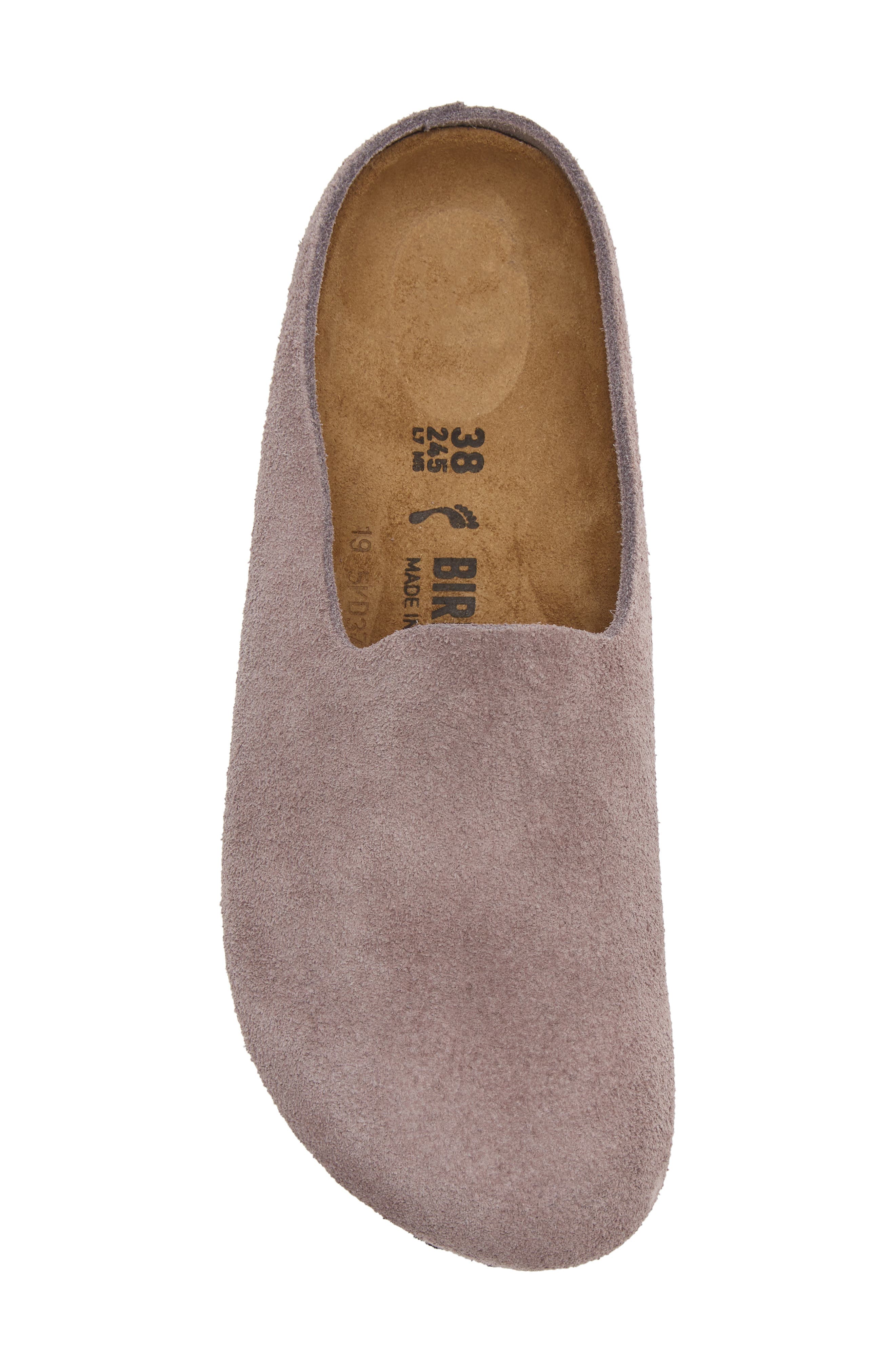 Amsterdam Wrapped Leather Clog, Alternate, color, FADED PURPLE