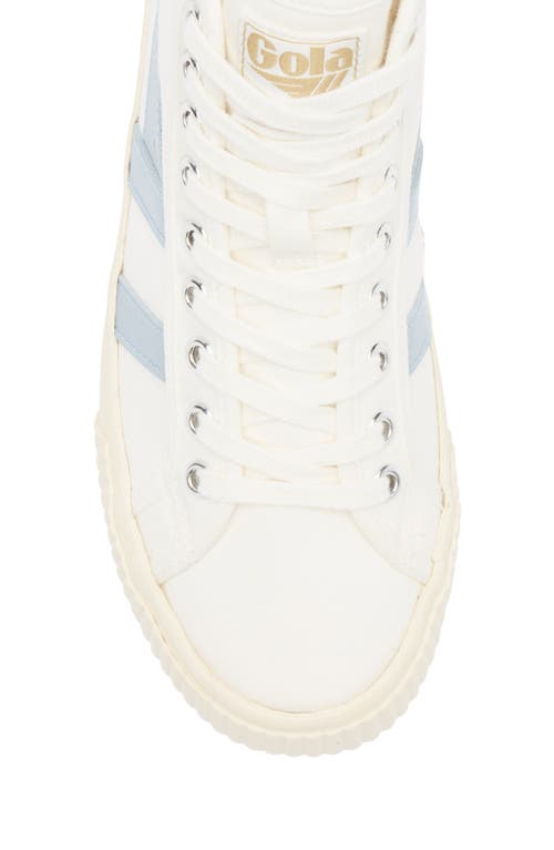 Gola Tennix Mark Cox High Top Sneaker In Metallic