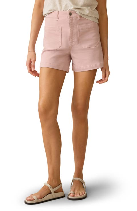Stretch Terry Patch Pocket Shorts