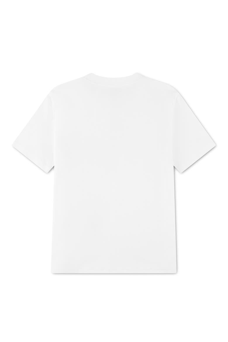 Kids' Kick Graphic Cotton Blend T-Shirt, Alternate, color, WHITE